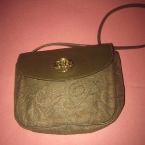 Nina Ricci RARE Petite Olive Green Fabric